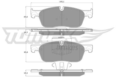 TOMEX Brakes TX 18-15 Číslo výrobce: 18-15. EAN: 5901646646841.