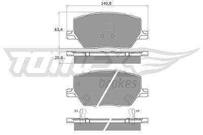 TOMEX Brakes TX 18-17 Číslo výrobce: 18-17. EAN: 5901646646865.