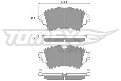 TOMEX Brakes TX 18-23 Číslo výrobce: 18-23. EAN: 5901646646926.