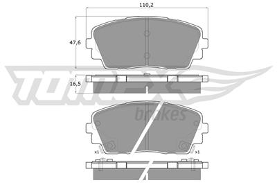 TOMEX Brakes TX 18-30 Číslo výrobce: 18-30. EAN: 5901646646995.