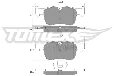TOMEX Brakes TX 18-45 Číslo výrobce: 18-45. EAN: 5901646649651.