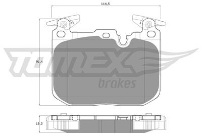 TOMEX Brakes TX 18-48 Číslo výrobce: 18-48. EAN: 5901646649682.