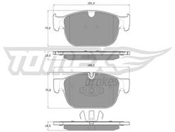 TOMEX Brakes TX 18-57