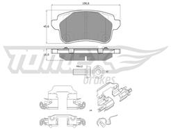 TOMEX Brakes TX 18-66