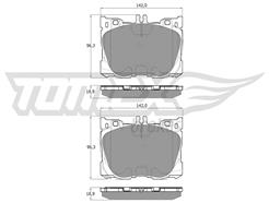 TOMEX Brakes TX 18-75