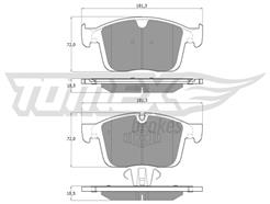 TOMEX Brakes TX 18-85