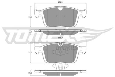 TOMEX Brakes TX 18-85 Číslo výrobce: 22386. EAN: 5901646600355.