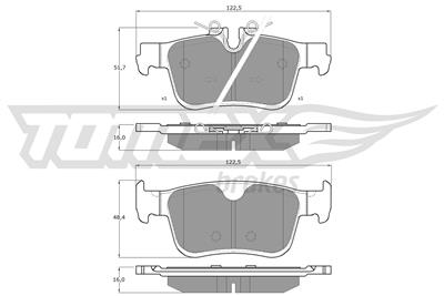 TOMEX Brakes TX 18-872 Číslo výrobce: 22582. EAN: 5901646609051.