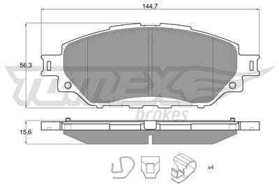 TOMEX Brakes TX 19-06 Číslo výrobce: 21234. EAN: 5901646600676.