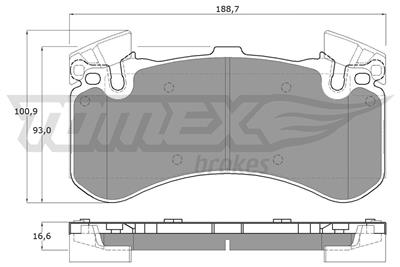 TOMEX Brakes TX 19-44 Číslo výrobce: 24847. EAN: 5901646601994.