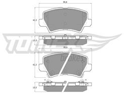 TOMEX Brakes TX 19-67