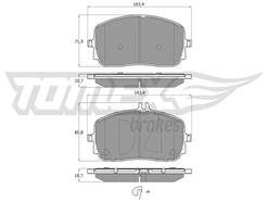 TOMEX Brakes TX 19-71