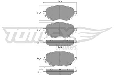 TOMEX Brakes TX 19-76 Číslo výrobce: 26188. EAN: 5901646602328.