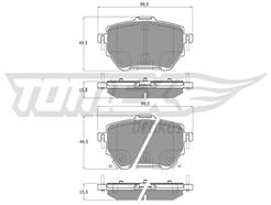 TOMEX Brakes TX 19-84