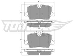 TOMEX Brakes TX 19-85