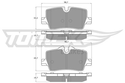 TOMEX Brakes TX 19-85 Číslo výrobce: 21421. EAN: 5901646602953.