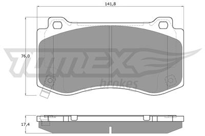 TOMEX Brakes TX 19-95 Číslo výrobce: 24075. EAN: 5901646603035.