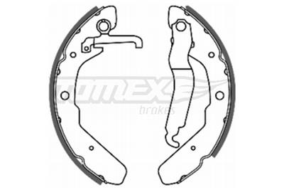 TOMEX Brakes TX 20-48 Číslo výrobce: 20-48. EAN: 5906485554470.