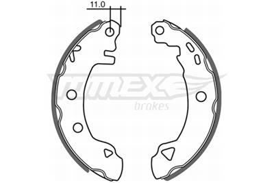 TOMEX Brakes TX 21-02 Číslo výrobce: 21-02. EAN: 5906485555163.