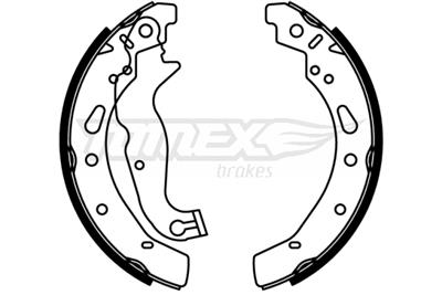 TOMEX Brakes TX 22-80 Číslo výrobce: 22-80. EAN: 5906485559550.