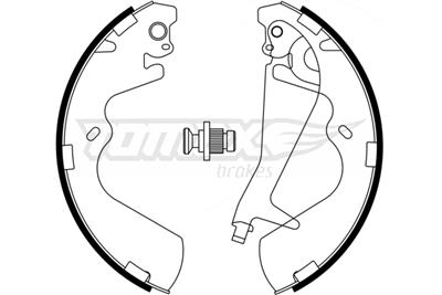 TOMEX Brakes TX 23-25 Číslo výrobce: 23-25. EAN: 5901646645967.