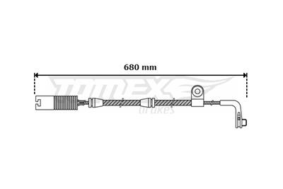 TOMEX Brakes TX 30-46 Číslo výrobce: 30-46. EAN: 5906485557785.