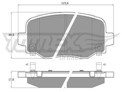 TOMEX Brakes TX 60-12