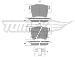 TOMEX Brakes TX 60-25