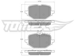 TOMEX Brakes TX 60-53