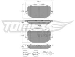 TOMEX Brakes TX 60-54