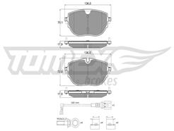 TOMEX Brakes TX 60-62