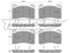 TOMEX Brakes TX 60-70
