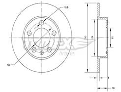 TOMEX Brakes TX 70-01