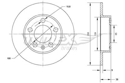 TOMEX Brakes TX 70-01 Číslo výrobce: 70-01. EAN: 5901646647084.