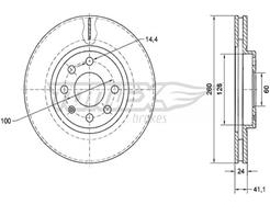 TOMEX Brakes TX 70-73
