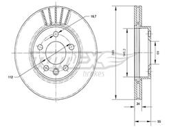 TOMEX Brakes TX 70-78