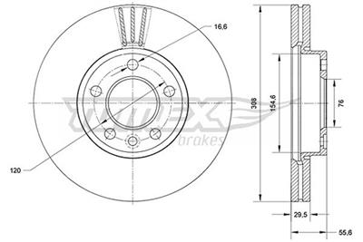 TOMEX Brakes TX 71-04 Číslo výrobce: 71-04. EAN: 5901646648111.
