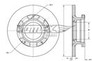TOMEX Brakes TX 72-17