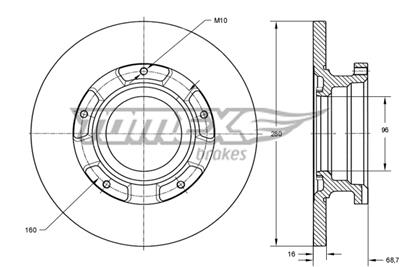 TOMEX Brakes TX 72-17 Číslo výrobce: 72-17. EAN: 5901646649248.