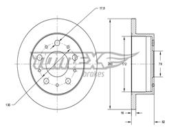 TOMEX Brakes TX 72-35