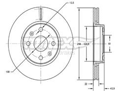 TOMEX Brakes TX 72-52