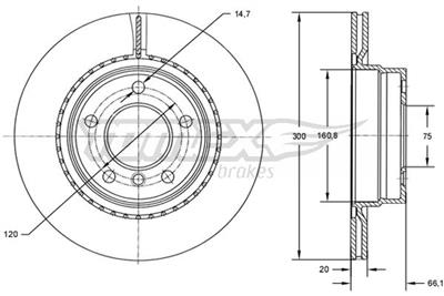 TOMEX Brakes TX 72-72 EAN: 5901646601321.