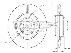 TOMEX Brakes TX 73-22