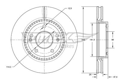 TOMEX Brakes TX 73-31 EAN: 5901646602519.
