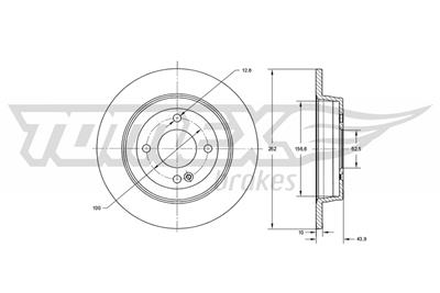 TOMEX Brakes TX 73-35 EAN: 5901646604254.