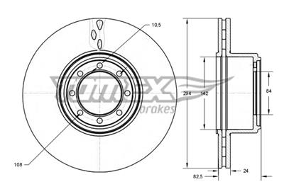 TOMEX Brakes TX 73-42 EAN: 5901646604308.