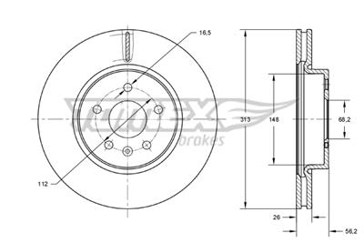 TOMEX Brakes TX 73-89 EAN: 5901646602762.