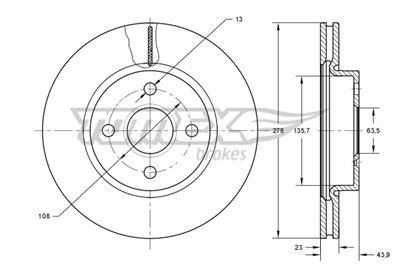 TOMEX Brakes TX 73-92 EAN: 5901646602786.