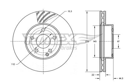 TOMEX Brakes TX 74-08 EAN: 5901646602892.