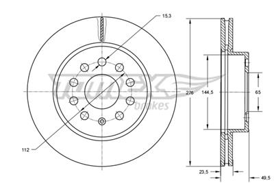 TOMEX Brakes TX 74-10 EAN: 5901646602915.